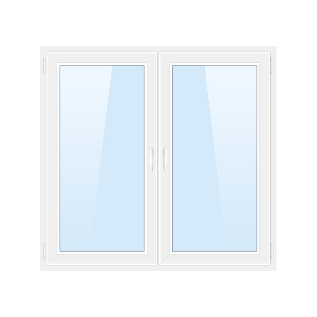    пластиковое окно    2 створки